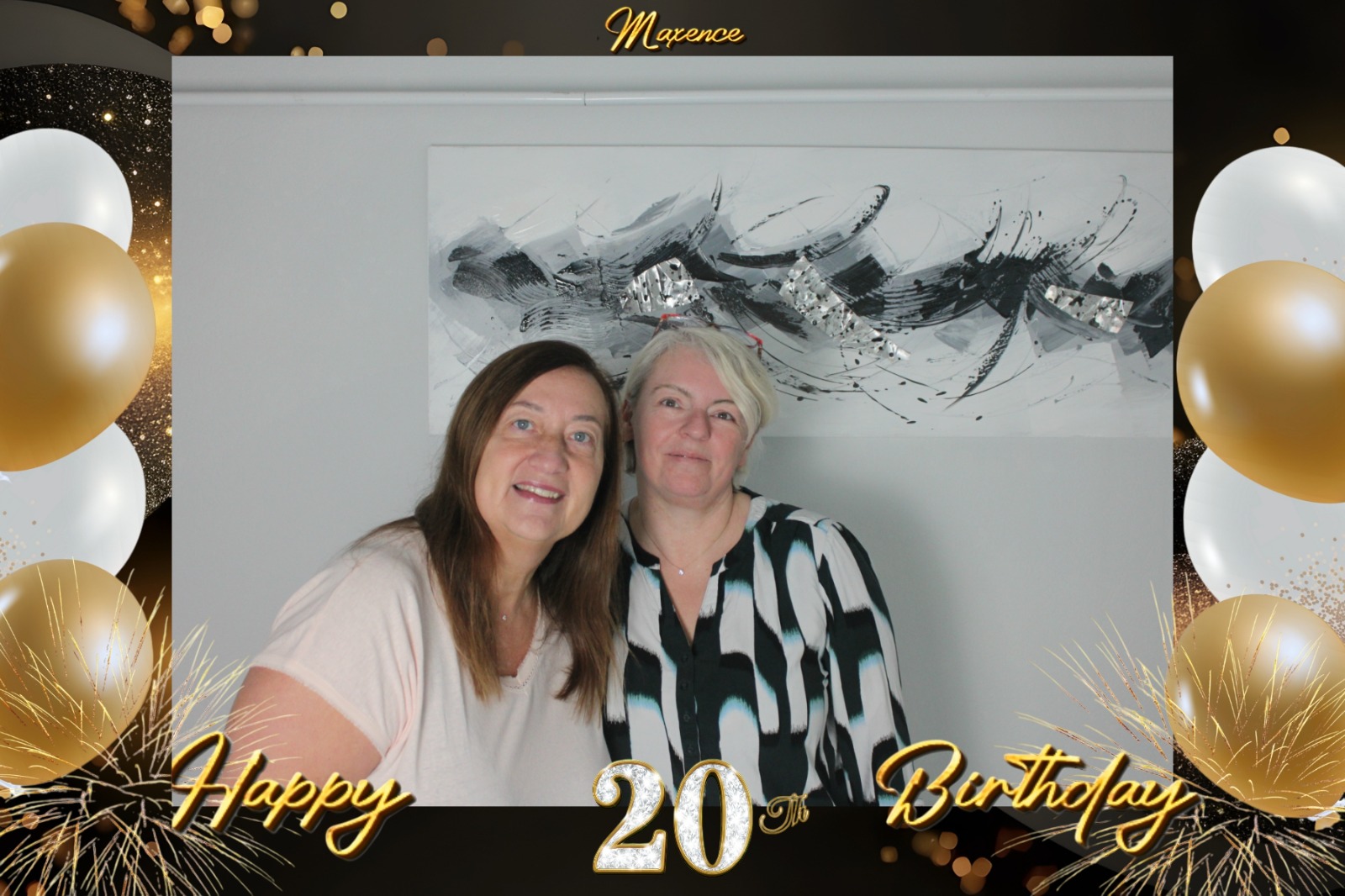 Estelle et Laurence lors de l’anniversaire de Maxence en Moselle.