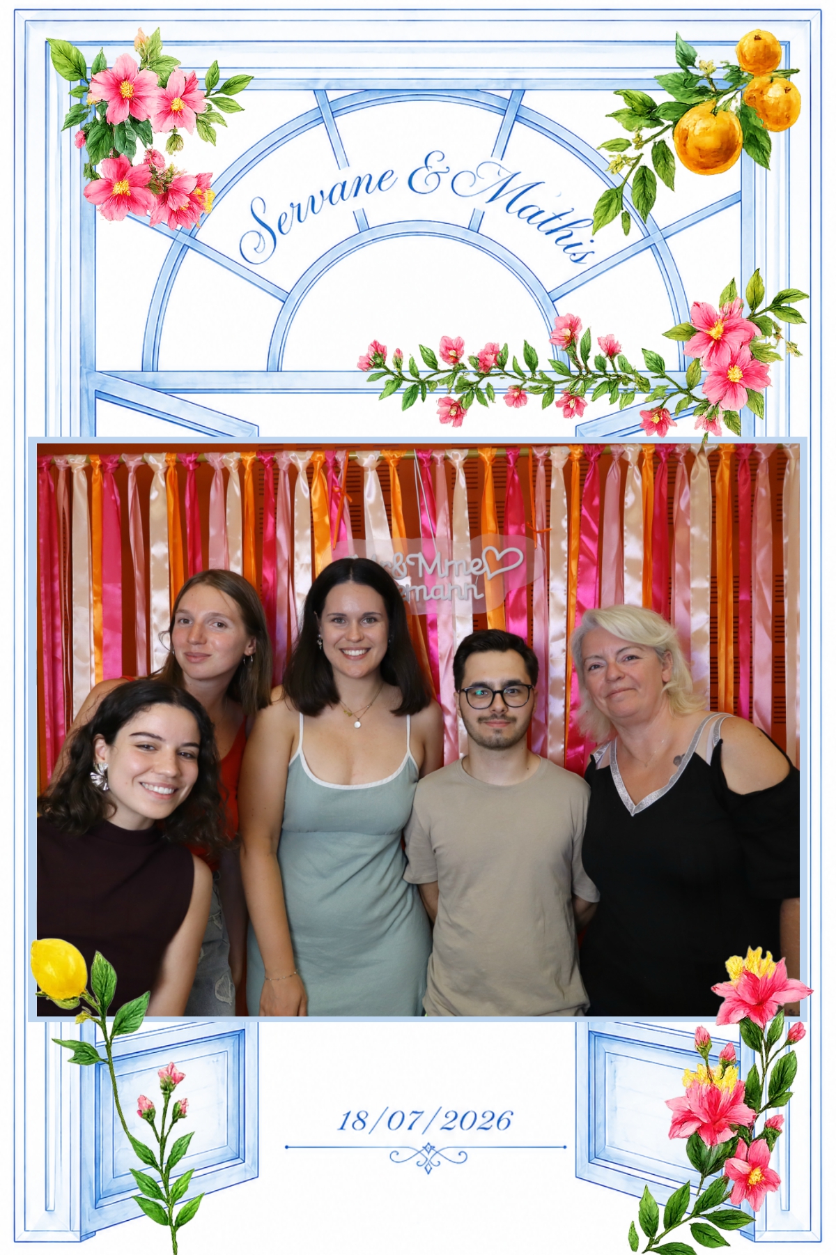 Estelle a installé son photobooth pour le mariage de Servane et Mathis